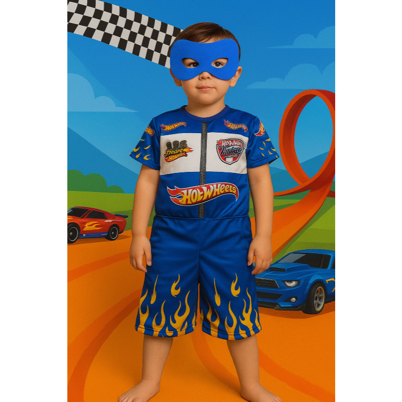 FANTASIA INFANTIL HOT WHEELS MENINOS FESTAS Shopee Brasil
