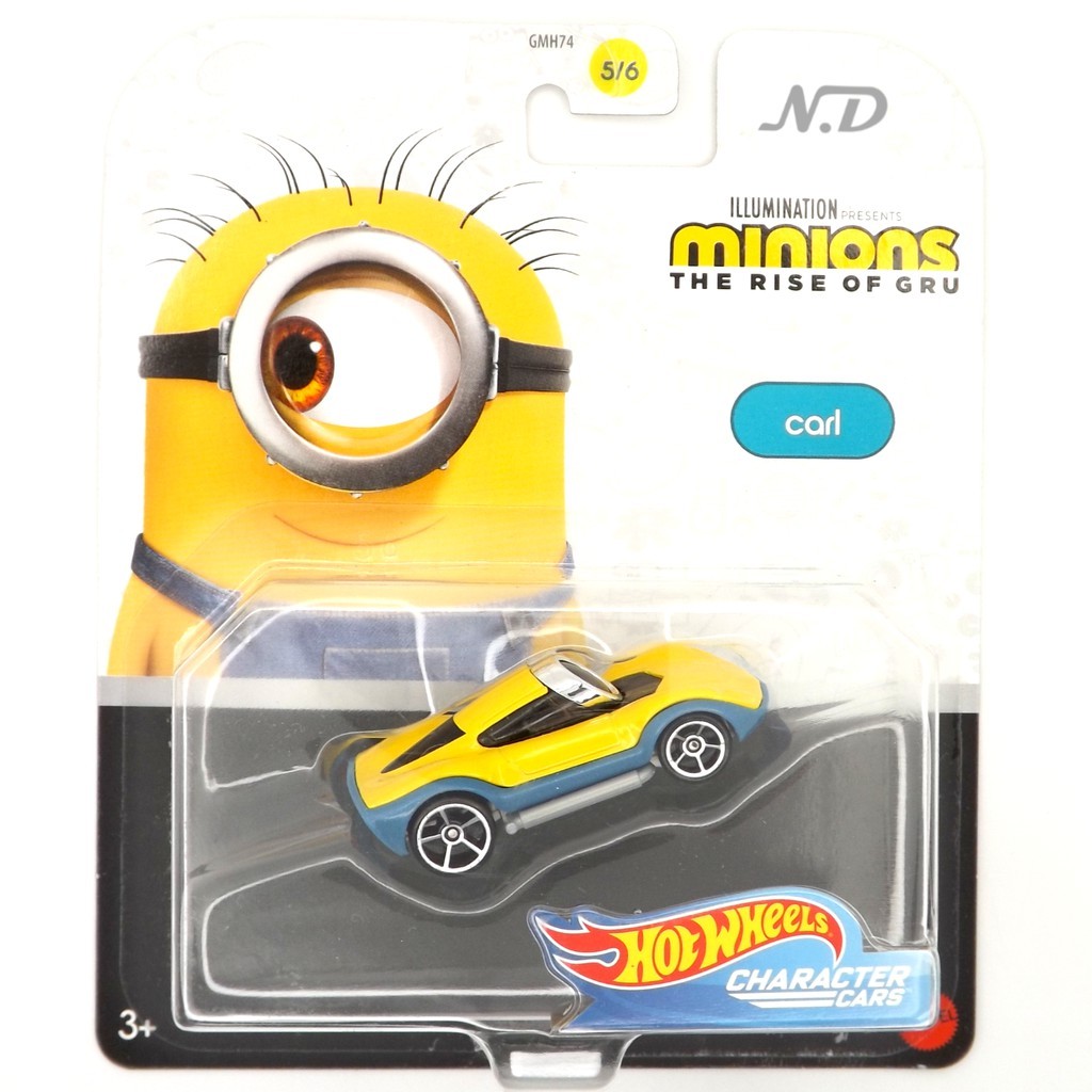 Hot Wheels Minions Carl Gmh Original Mattel Lacrado No Blister