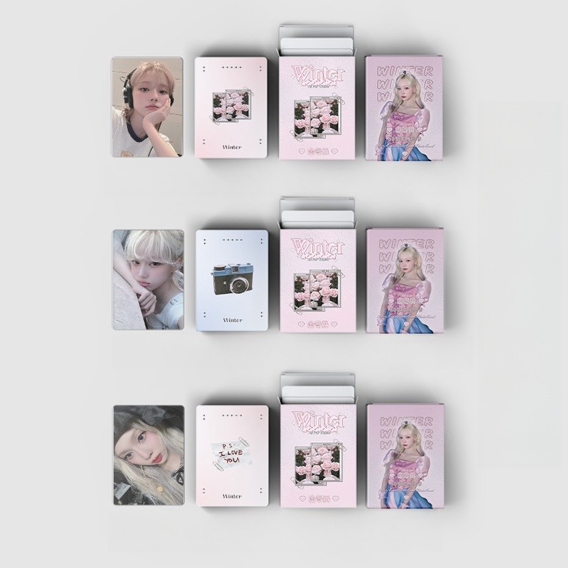 Pcs Box Aespa Holographic Photocards Super Being Hot Mess