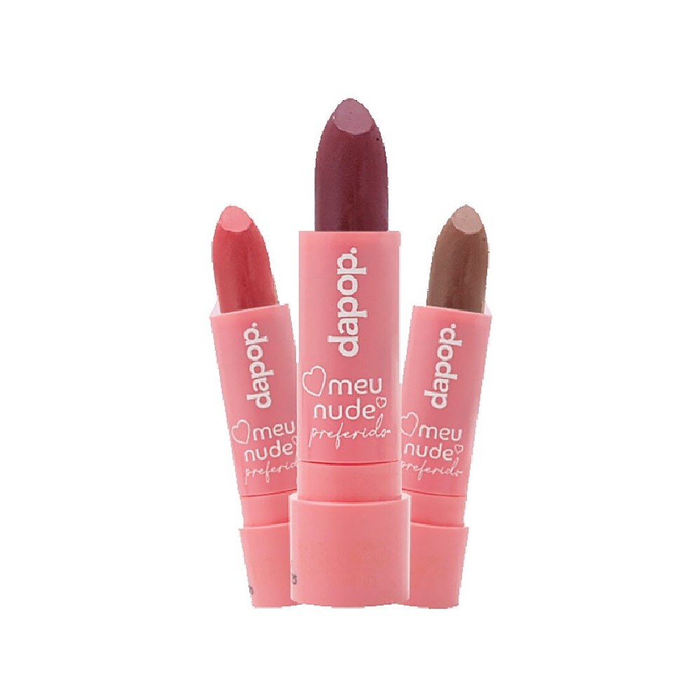 Batom Bala Dapop Meu Nude Preferido Shopee Brasil