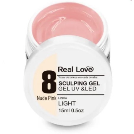 GEL CONSTRUTOR REAL LOVE NUDE PINK ML Shopee Brasil