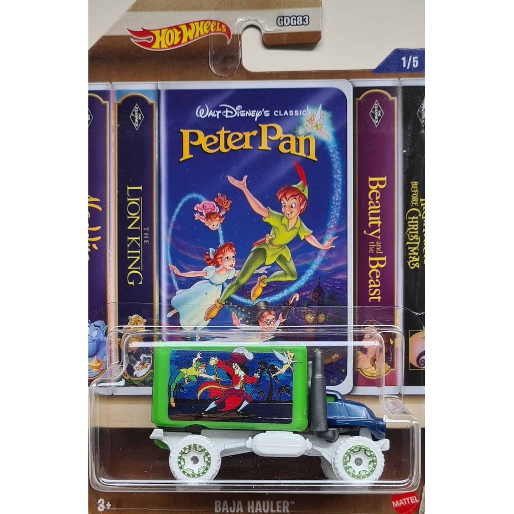 Hot Wheels Disney Baja Hauler Peter Pan Shopee Brasil
