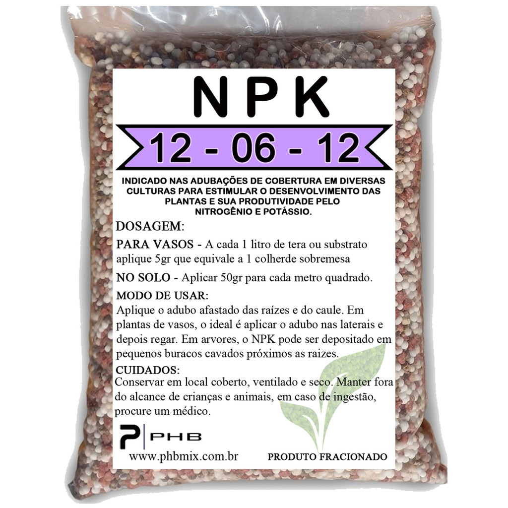 5kg Adubo Fertilizante NPK 12 06 12 Shopee Brasil