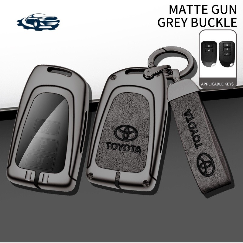 Toyota Vios Yaris L Camry Auto Acessórios 2024 Zinc Alloy Car Key Cover