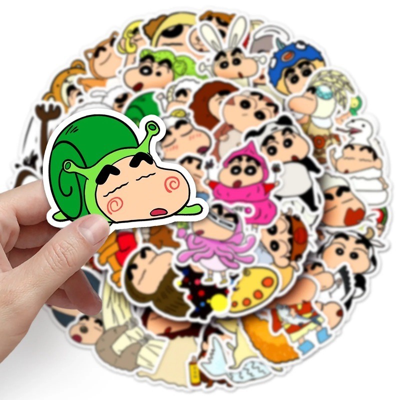 P S Dos Desenhos Animados Crayon Shin Chan Doodle Adesivos Bonito