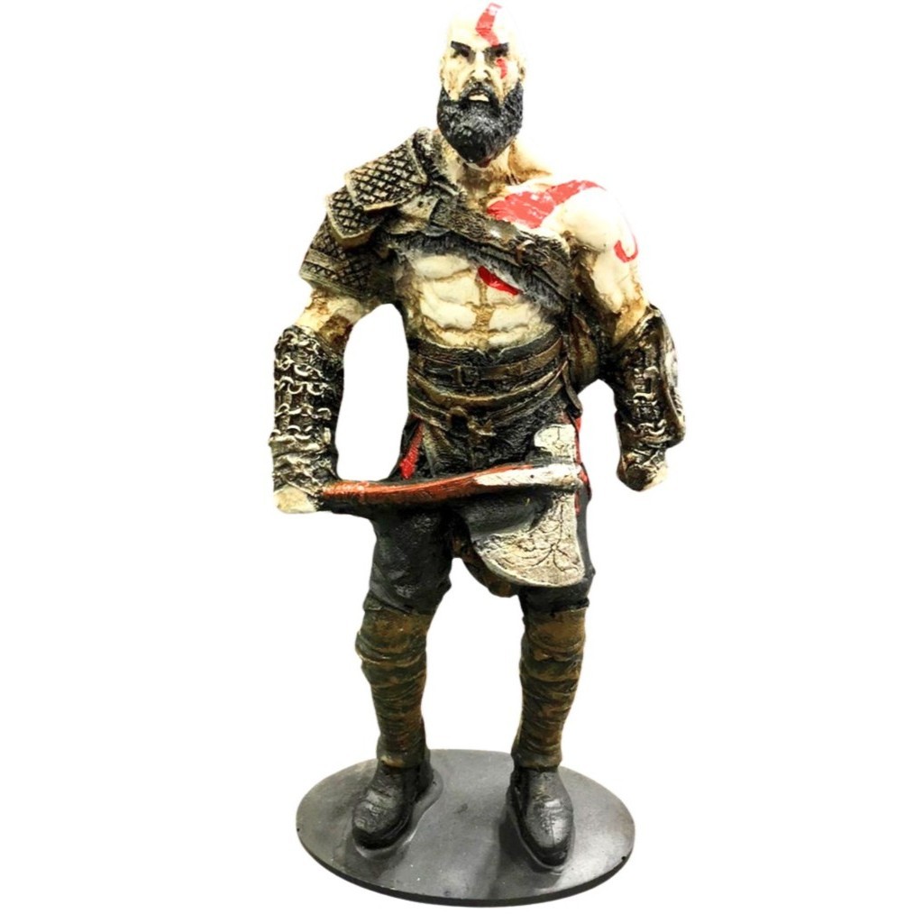 Boneco Colecion Vel Est Tua Action Figure Kratos Leviathan God Of War