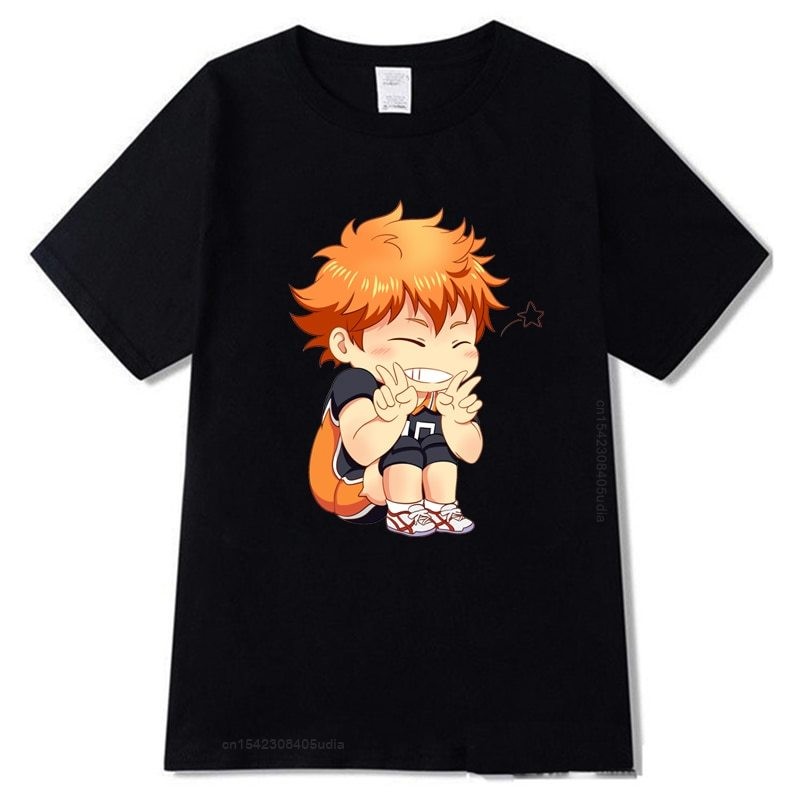 Camiseta De Algod O Haikyuu Tobio Kageyama Hinata Shoyo Camisa