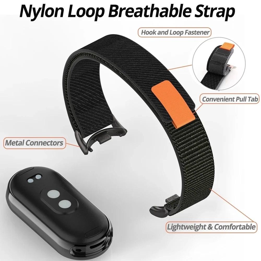 Pulseira Elástica De Nylon Para Xiaomi Mi 9 8 Band Sport Ajustável