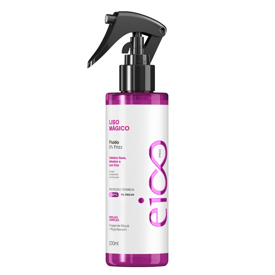 Eico Pro Spray Fluido Revitalizante Leave in 0 Frizz Liso Mágico