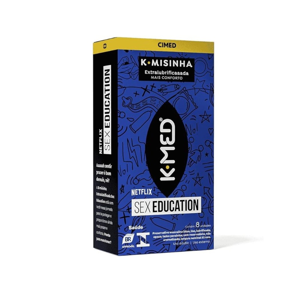 K MED Sex Education K MISINHA Extralubrificada Unidades Shopee Brasil