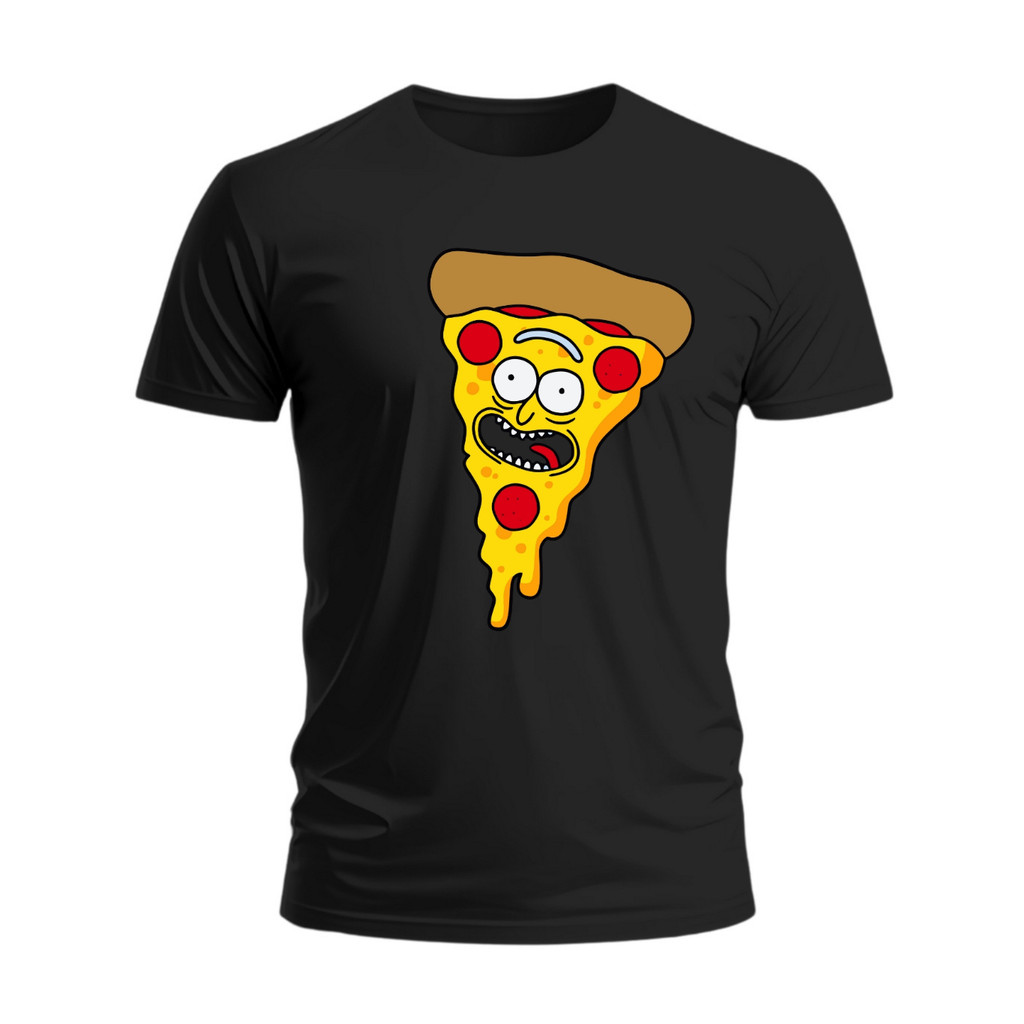 Camiseta Desenho Rick And Morty Pizza Algod O T Shirt Shopee Brasil