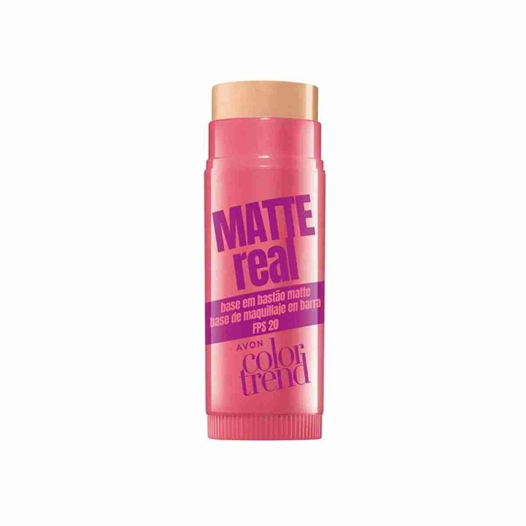 Base Em Bast O Matte Real Bege M Dio N Avon Shopee Brasil