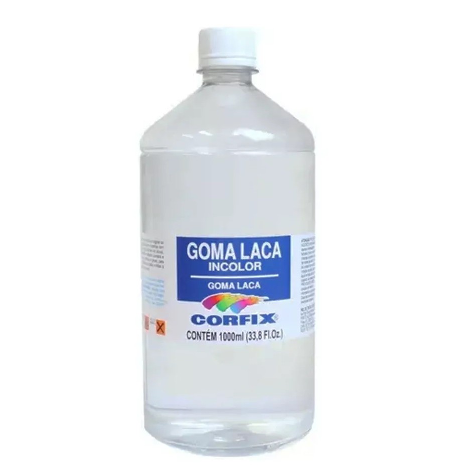 Goma Laca Incolor Corfix 1000ml Brilhante Transparente Shopee Brasil