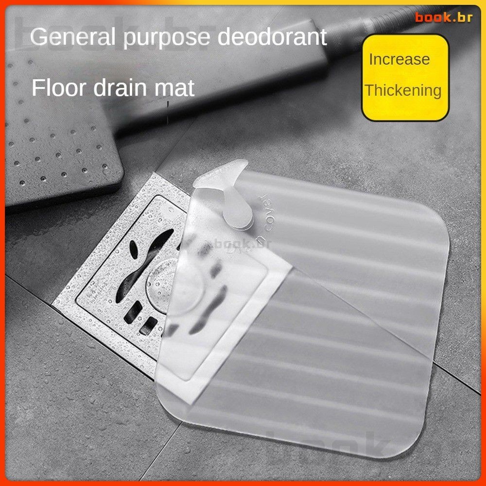 Cute Whale Tail Scrub Floor Drain Desodorizer Silicone Pad Toilet Anti