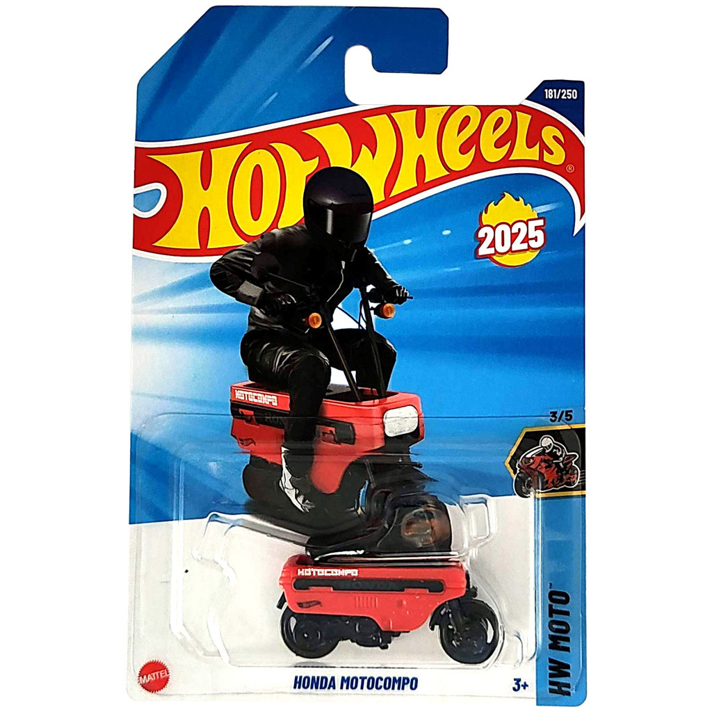 Hot Wheels Básico Mattel HW Moto Honda Motocompo Lote J 2025