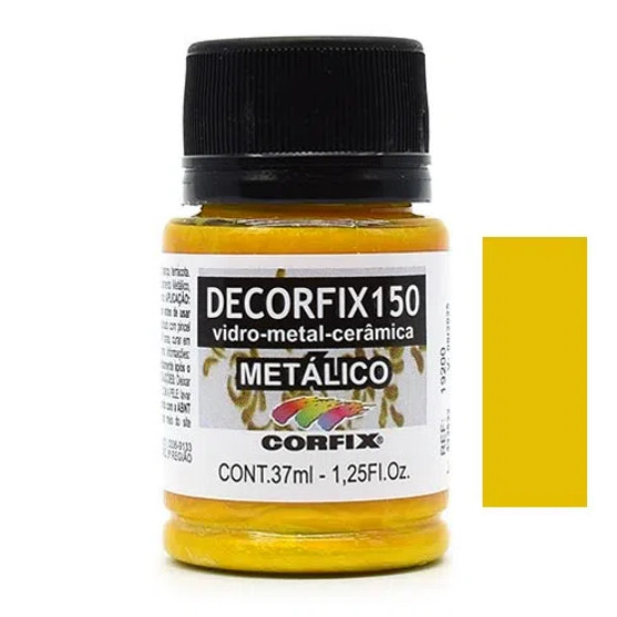 Tinta Decorfix Met Lica Corfix Amarelo Ml Shopee Brasil