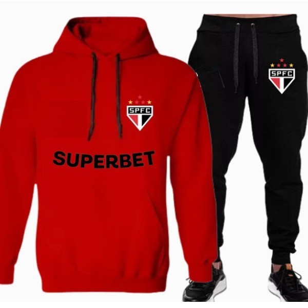 Conjunto Moletom Casaco Calça Blusa De Frio Lançamento 2024 Times