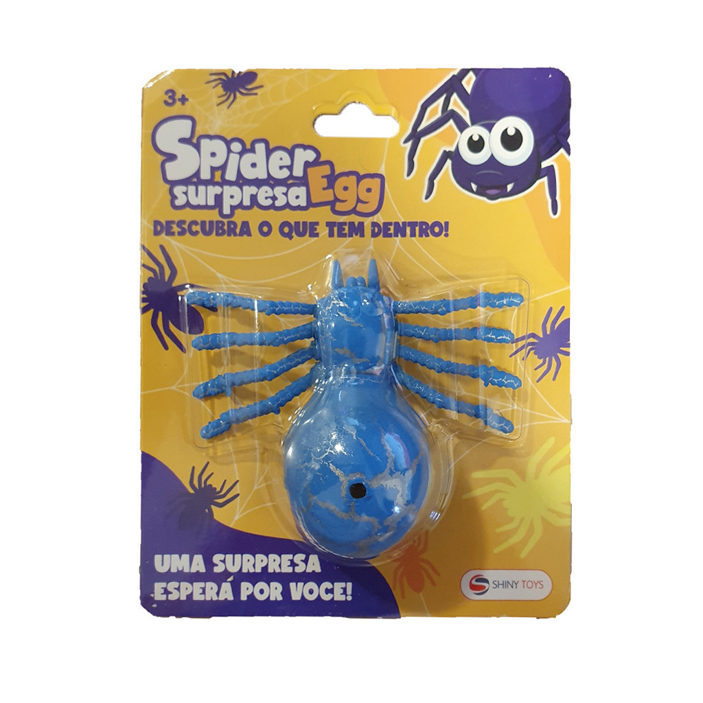 Brinquedo Aranha Ovo Surpresa Cresce Na Agua 0894 Shiny Toys Shopee