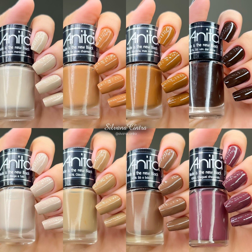 Esmalte Anita Coleção Nude is the new Black ml Shopee Brasil