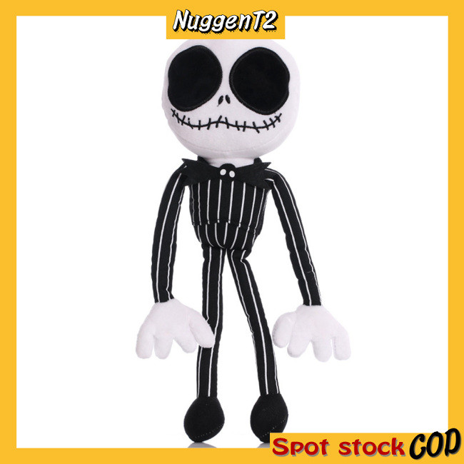 GEN Jack Skellington Boneca De Pelúcia Pesadelo Antes Do Natal Abóbora