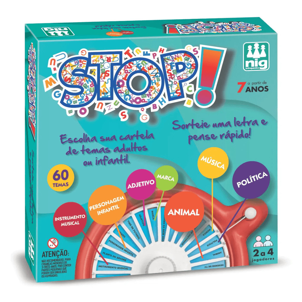 Jogo Stop C Roleta Temas Nig Brinquedos Shopee Brasil