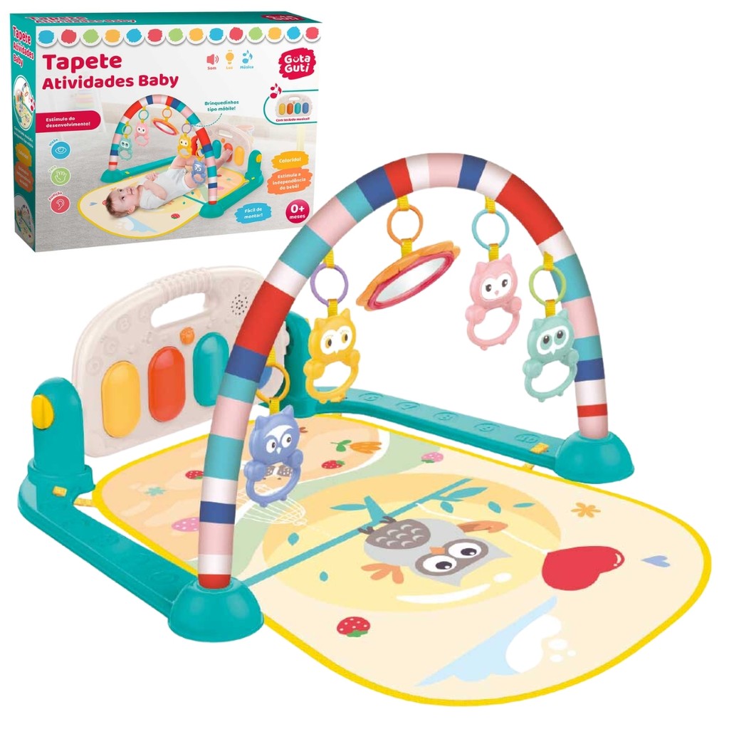 Tapete Musical Infantil De Atividades Para Beb Piano Mobile Dm Toys