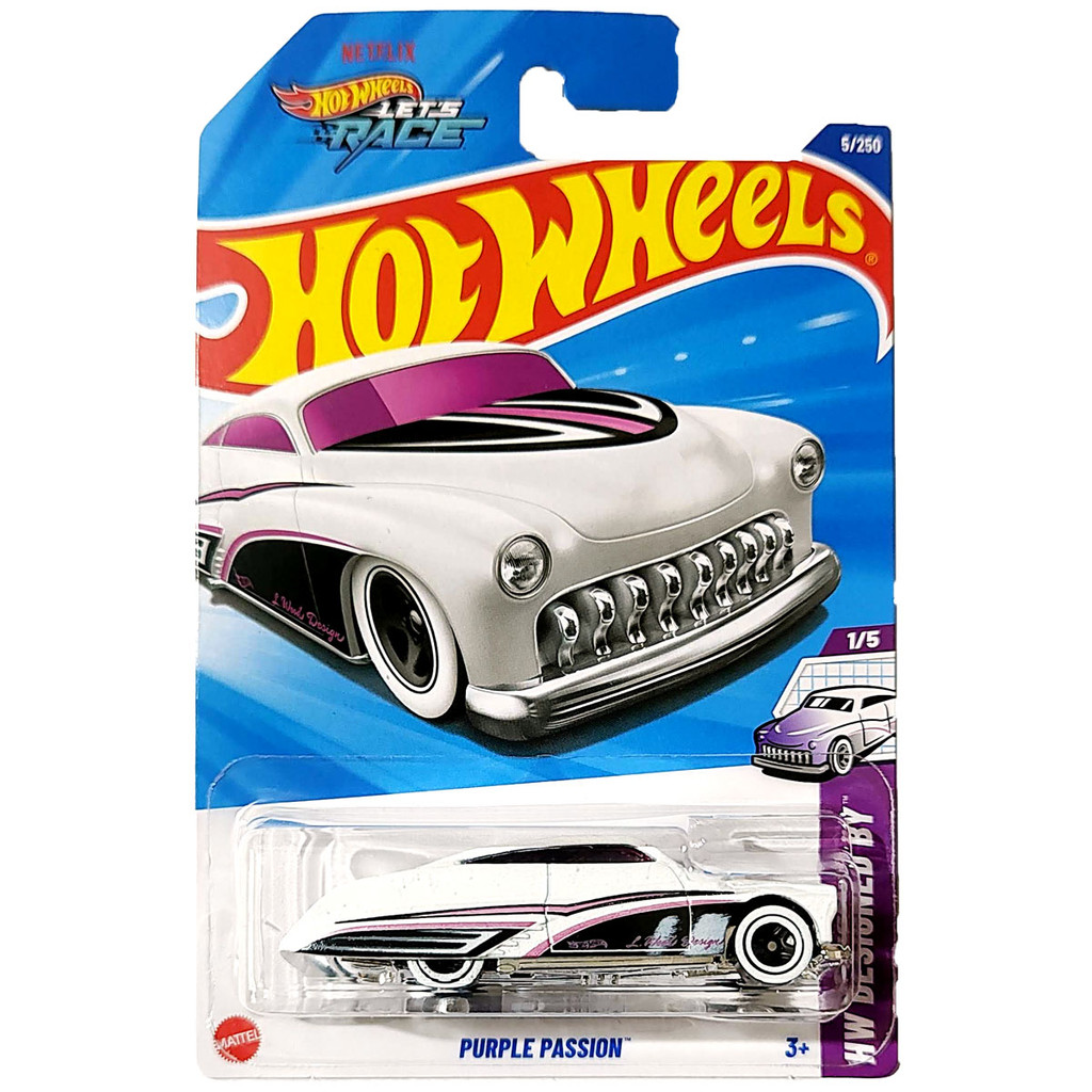 Hot Wheels Básico Mattel Netflix Let s Race HW Designed By Purple