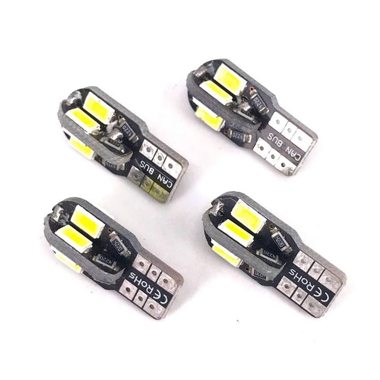 Kit 2 4 8 Lâmpadas Canbus Super Led Pingo T10 Para Farolete Meia Luz