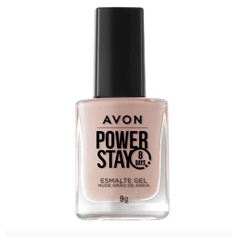 Avon Power Stay Esmalte Gel Nude Grao De Areia Ml Shopee Brasil
