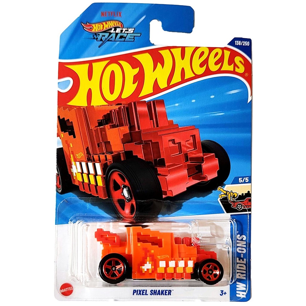 Hot Wheels Básico Mattel Netflix Let s Race HW Ride Ons Pixel Shaker