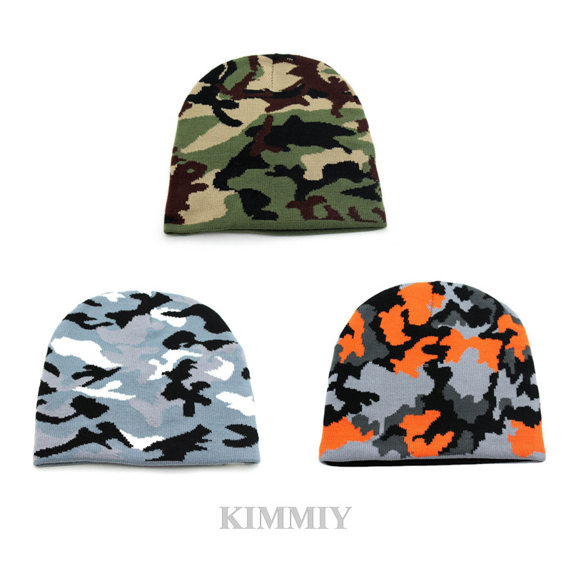 Kimmiy Novos Gorros Camuflados Para Mulheres E Homens Bon S De Inverno