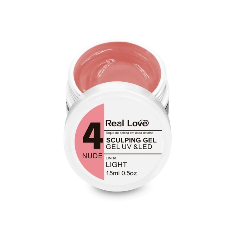 Gel Alongamento De Unha Nude Uv Led 4 Real Love 15g Shopee Brasil