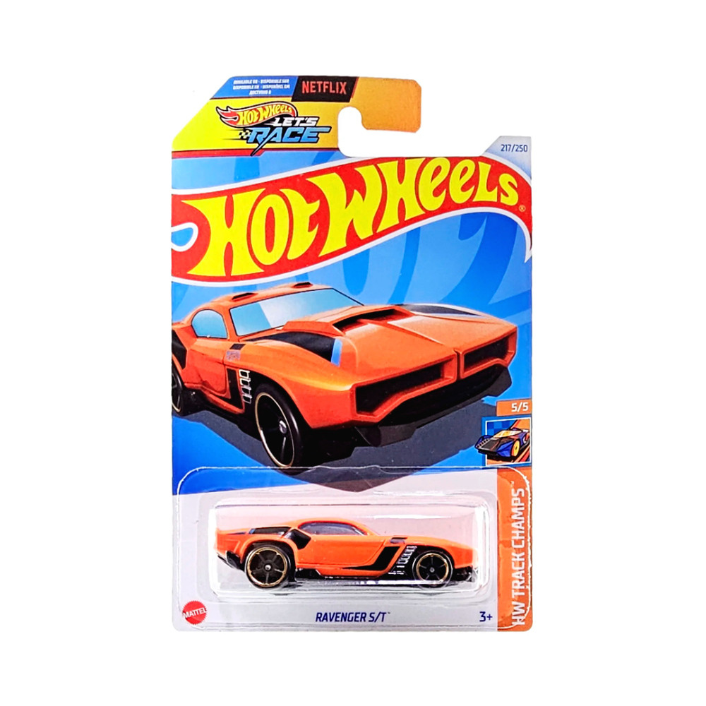 Carrinho Hot Wheels Ravenger S T Hw Track Champs HRY81 Mattel Shopee