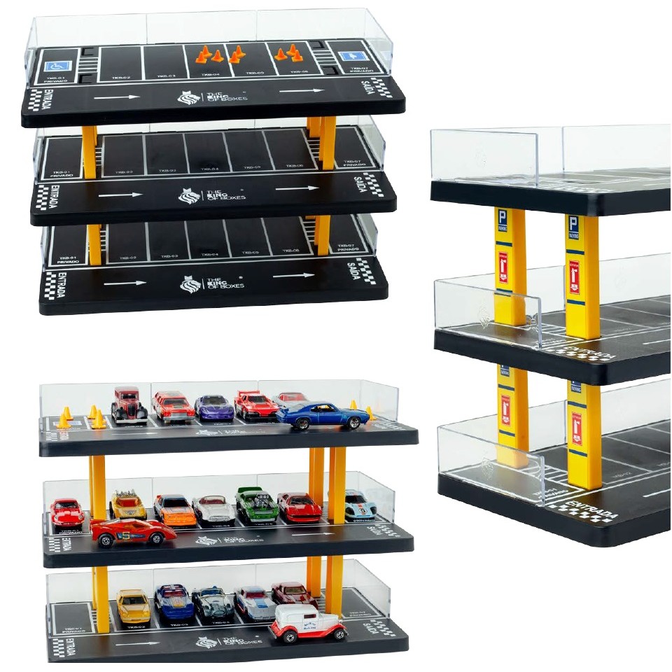 Expositor Estacionamento Hot Wheels Matchbox Diorama Shopee Brasil