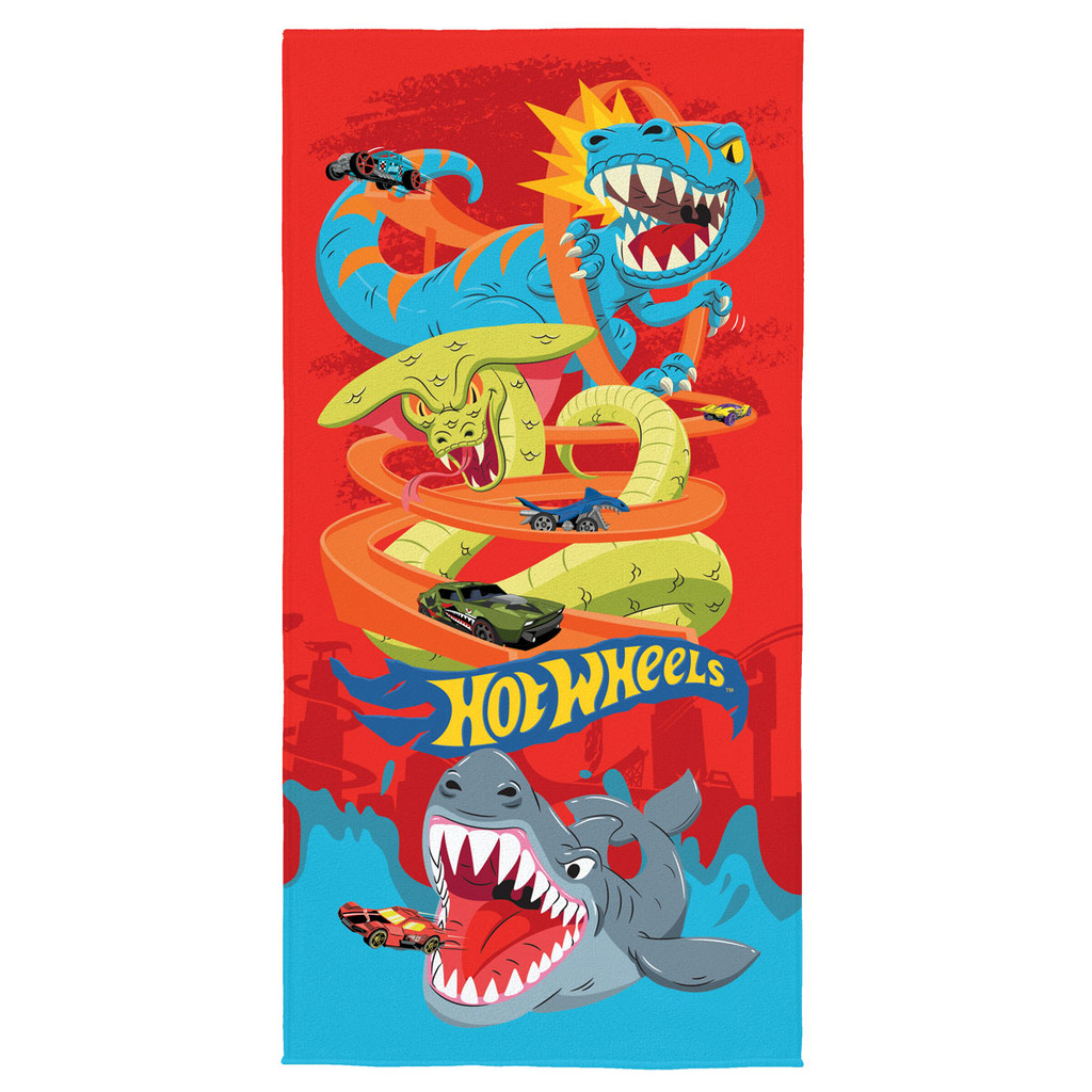 Toalha De Praia Infantil Aveludada Hot Wheels Lepper Shopee Brasil