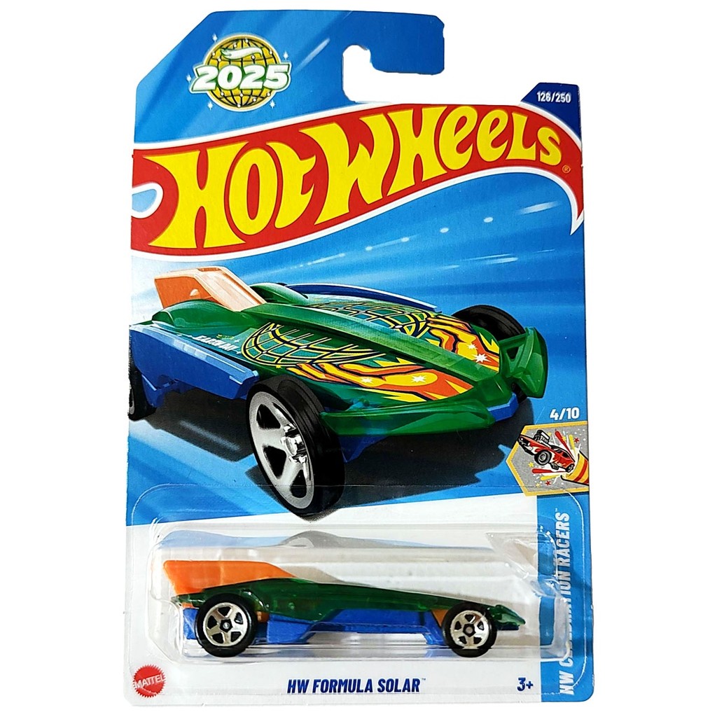 Hot Wheels Básico Mattel HW Celebration Racers HW Formula Solar Lote F