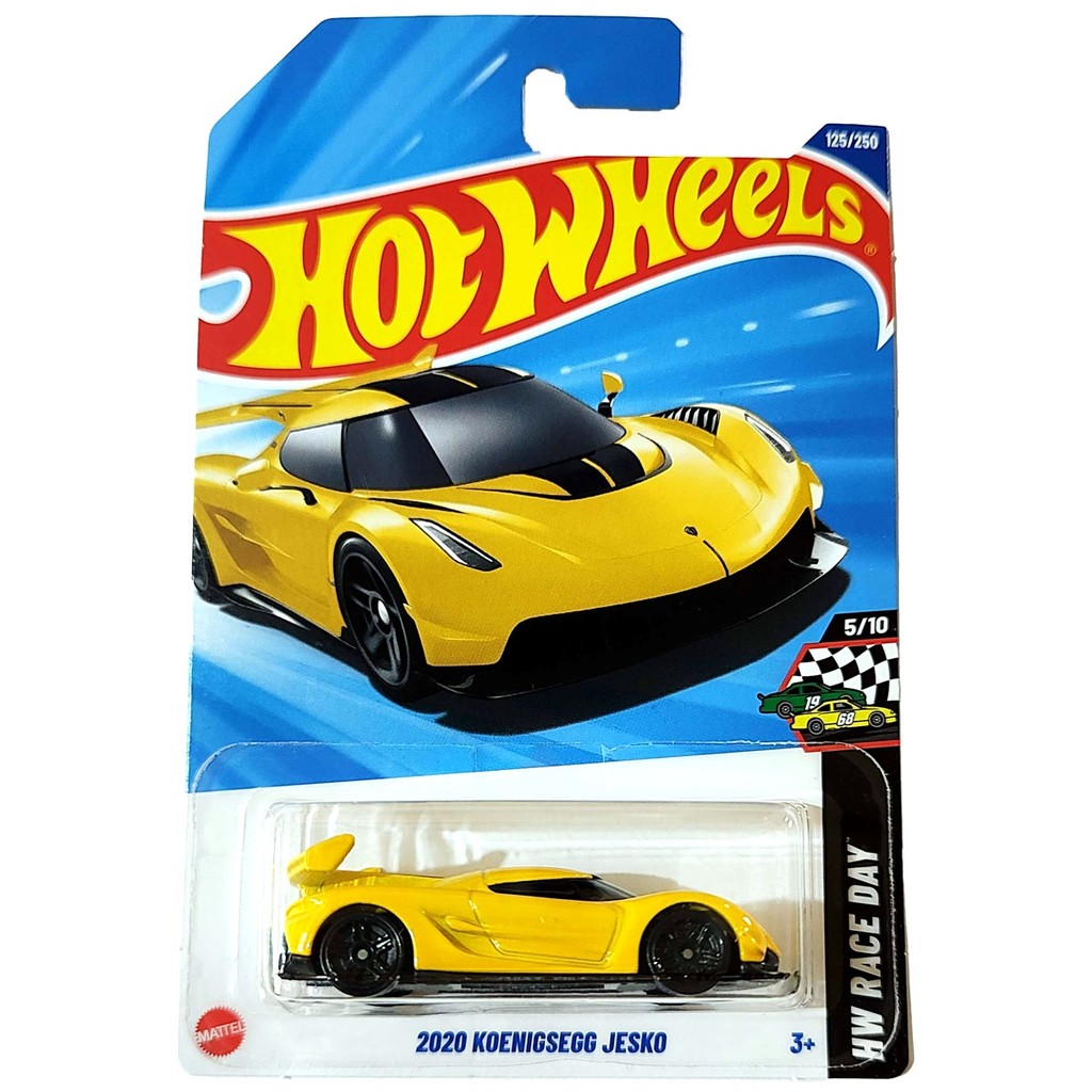 Hot Wheels Básico Mattel HW Race Day 2020 Koengsegg Jesko Lote E