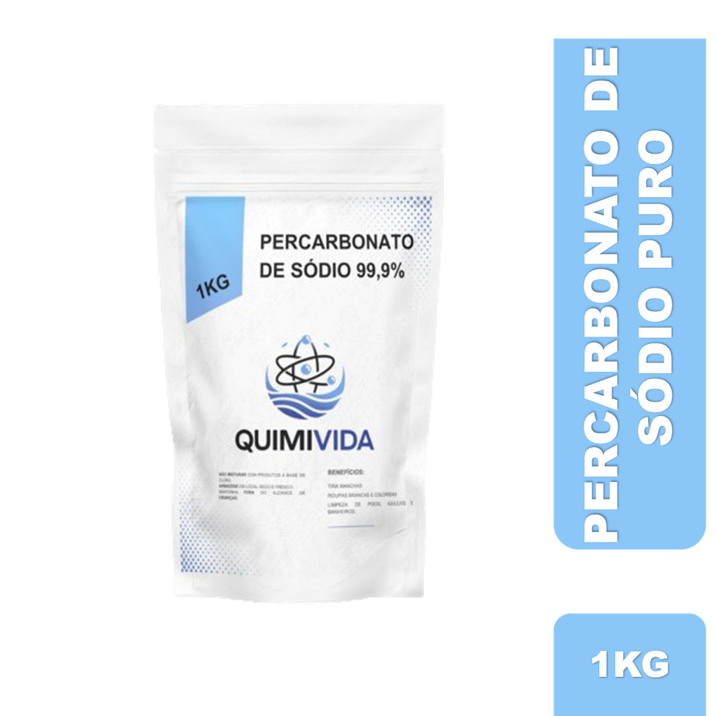 Percarbonato De Sódio Alvejante Tira Mancha Limpa Louça 1kg Shopee Brasil