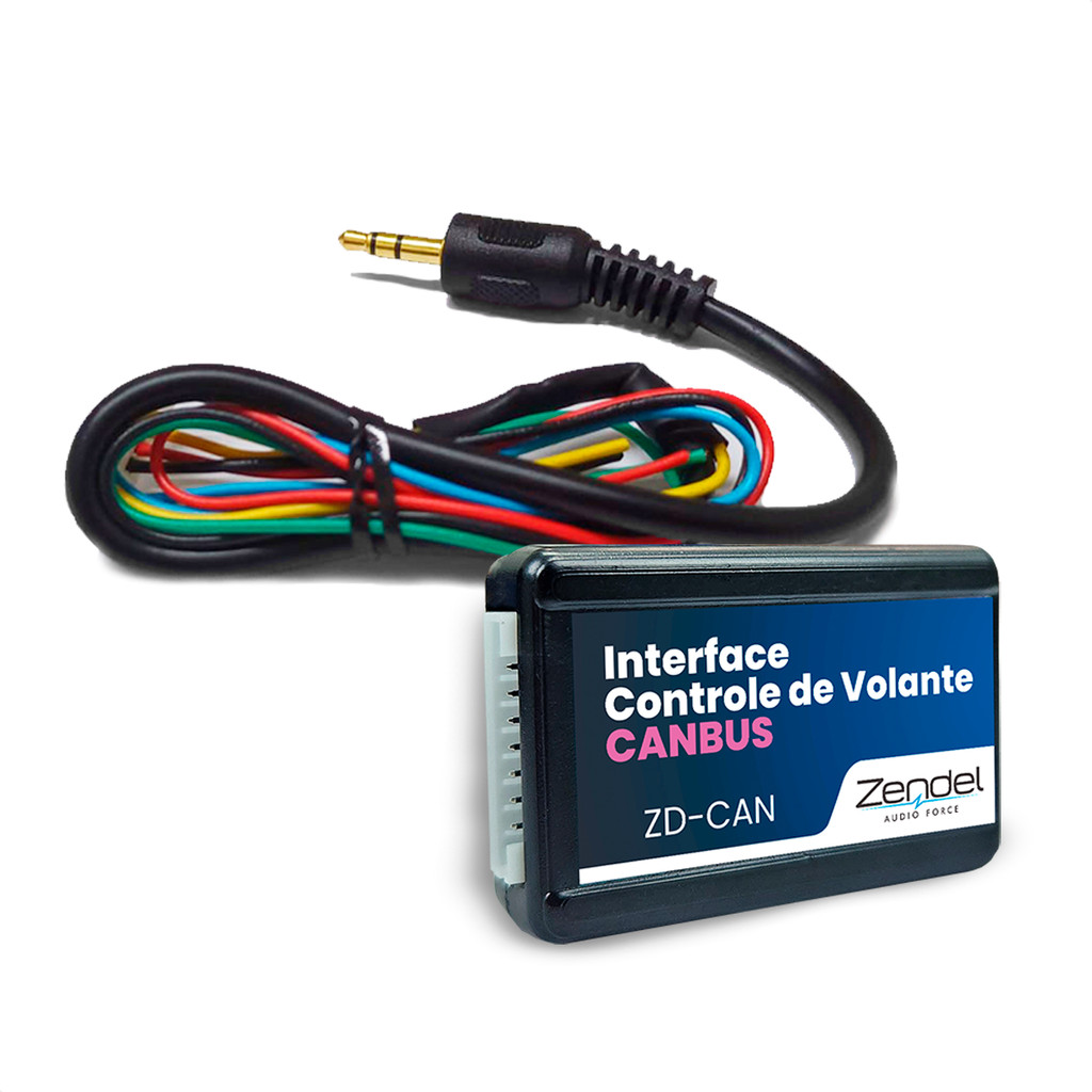 Interface Comando De Volante Canbus Rede Zendel Modelo Zd Can V