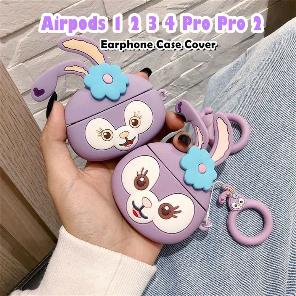 Capa De Silicone Macio Para Airpods 4 3 2 1 Pro 2 Anime Desenho