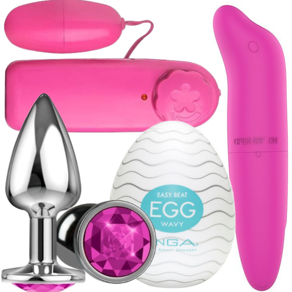 Plug Anal Vibrador Bullet Vibrador Feminino Ponto G Egg