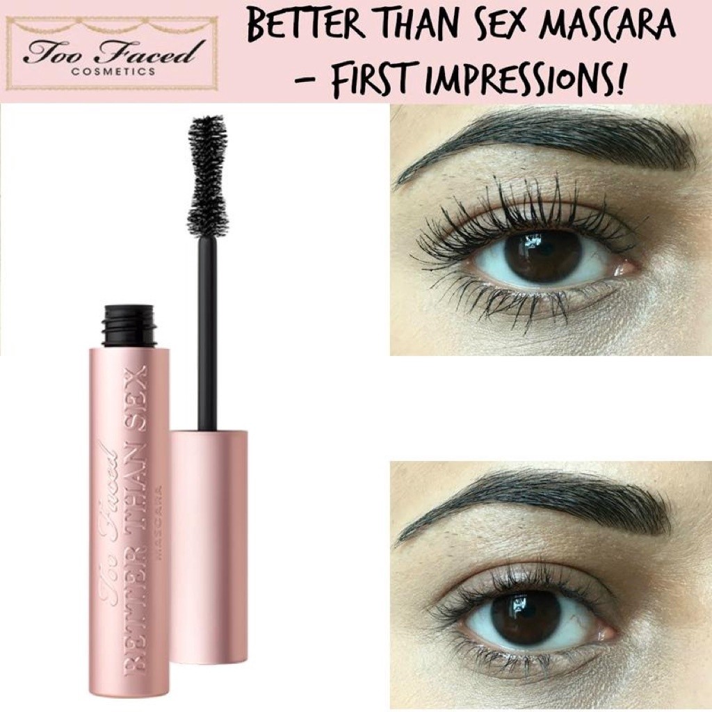 Too Faced Better Than Sex Eye Preto Prova D Gua Ondula O Longa