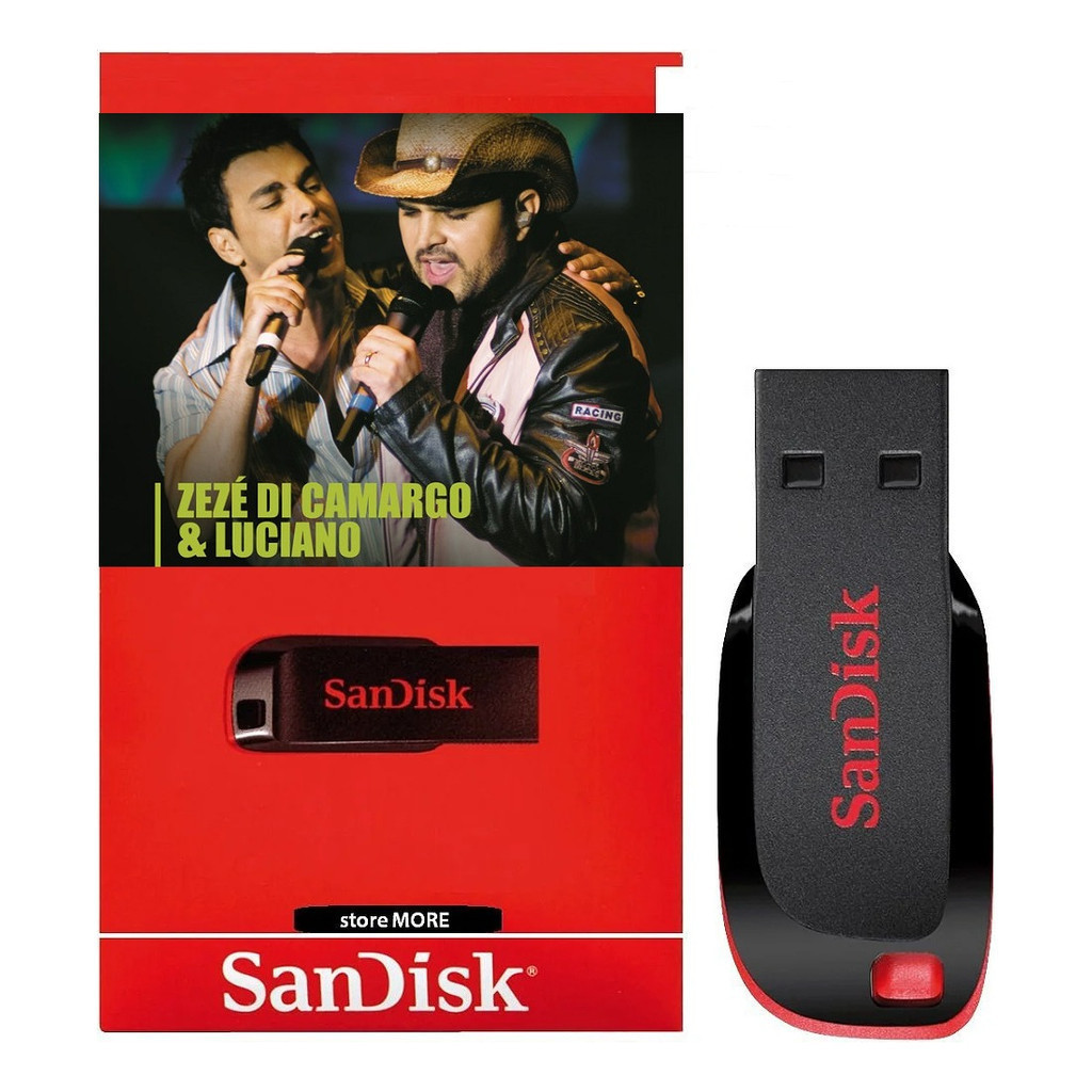 Pen Drive Musical Discografia Zez Di Camargo Luciano Shopee Brasil