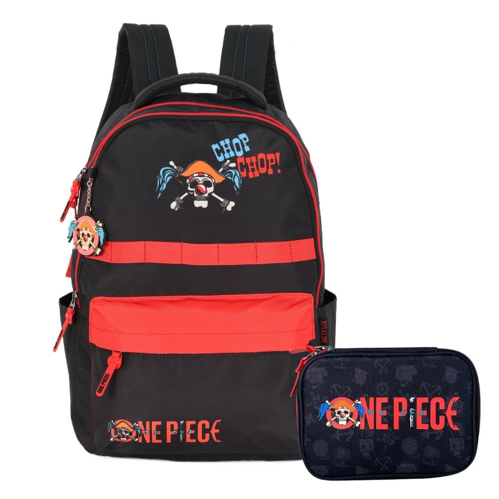 Kit Mochila One Piece Estojo Box Mochila Original Luxcel Shopee Brasil