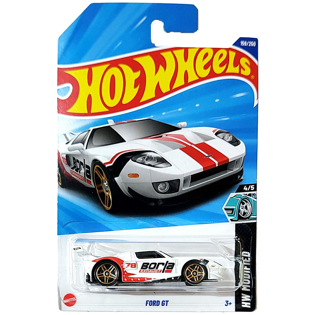 Hot Wheels Básico Mattel HW Modified Ford GT Lote H 2025 Shopee