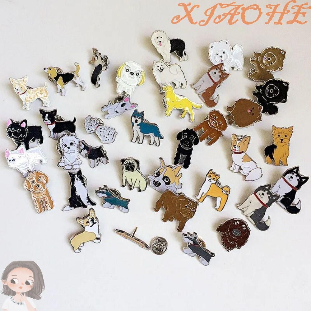 XIAOHE Broche De Cachorro De Estimação Alfinetes Esmaltados De