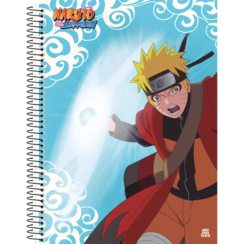 Caderno Universit Rio Mat Rias Fls Naruto C Adesivos Shopee Brasil