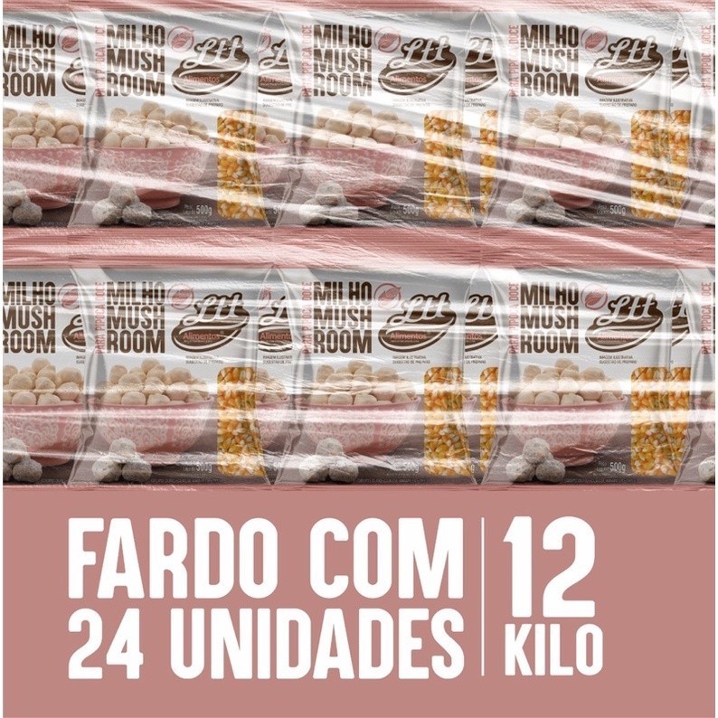 Milho Mushroom Para Pipoca Gourmet Kg Oficial Promo O Shopee Brasil