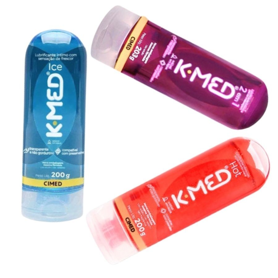 KIT GEL LUBRIFICANTE K MED SEX SHOPEE CIMED HOT ICE 2X1 Shopee Brasil