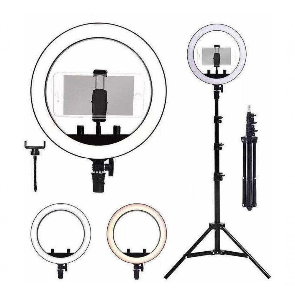 Ring Light Completo Iluminador Port Til Cm Trip Shopee Brasil